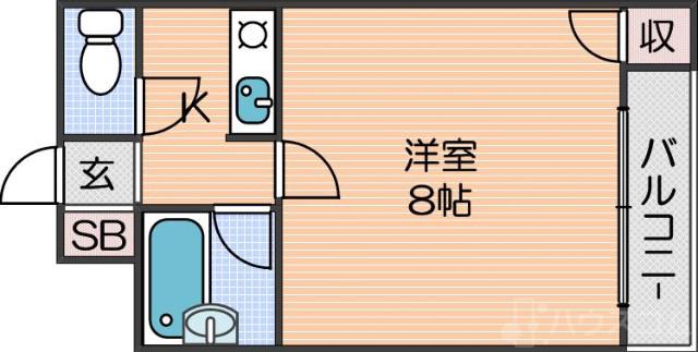 コスモレジデンス住之江の間取り
