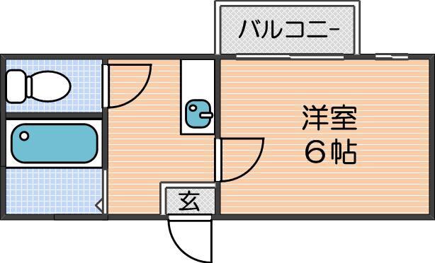 泉の完工年月(1991年4月)築の賃貸マンションの間取り