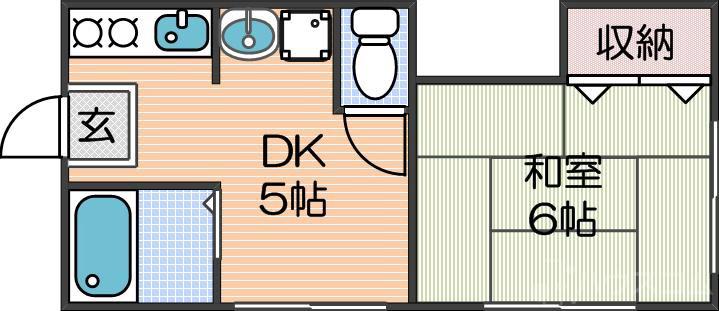朝岡マンションの間取り