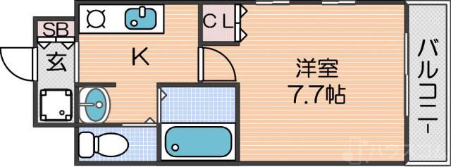 MPLAZA住吉公園 壱番館の間取り