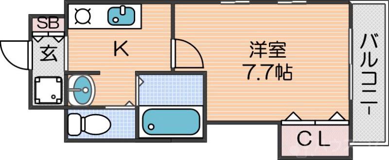 MPLAZA住吉公園 壱番館の間取り