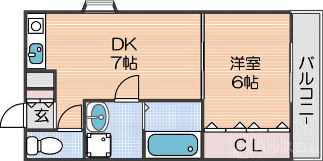 トイズコートの間取り