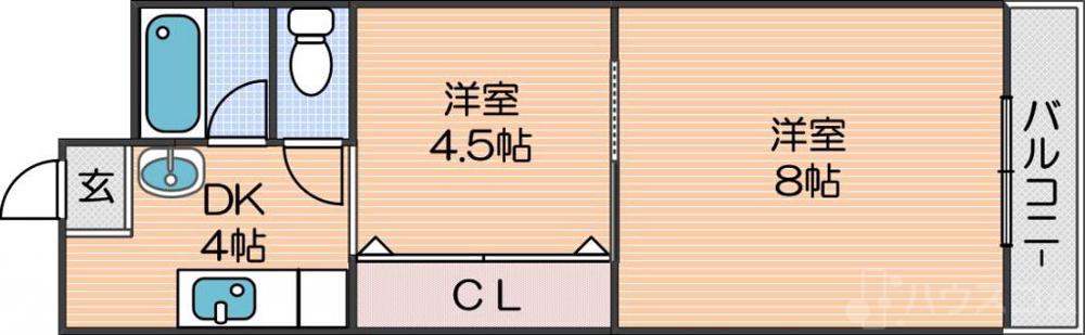 トーカイプラザ壱号館の間取り