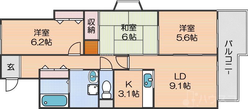 3/30 間取