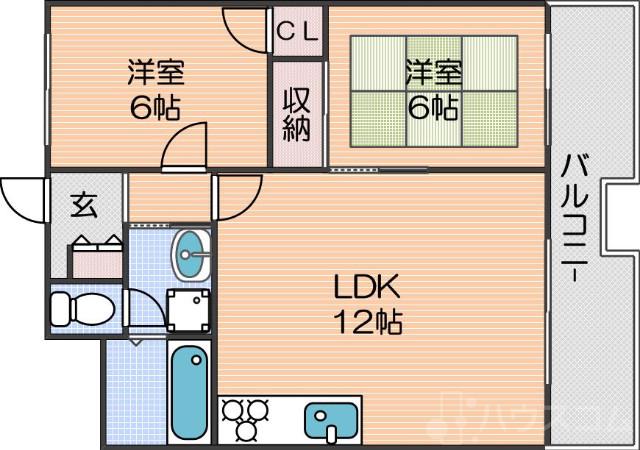 エムテック北島の間取り