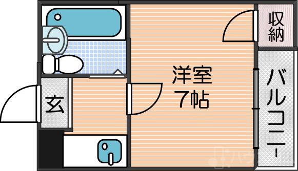 コスモレジデンス墨江の間取り