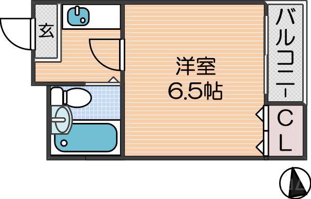 ロイヤル西住之江の間取り