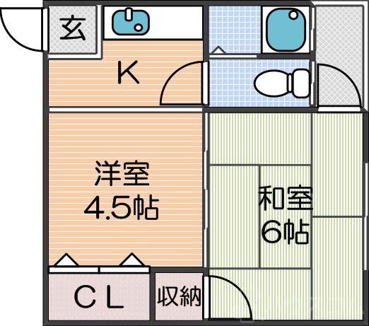 サニーカルマンの間取り