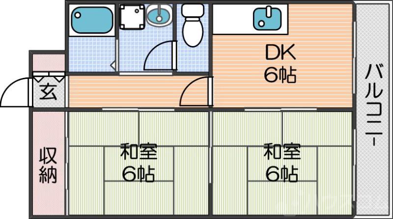 レナジア住之江公園前の間取り
