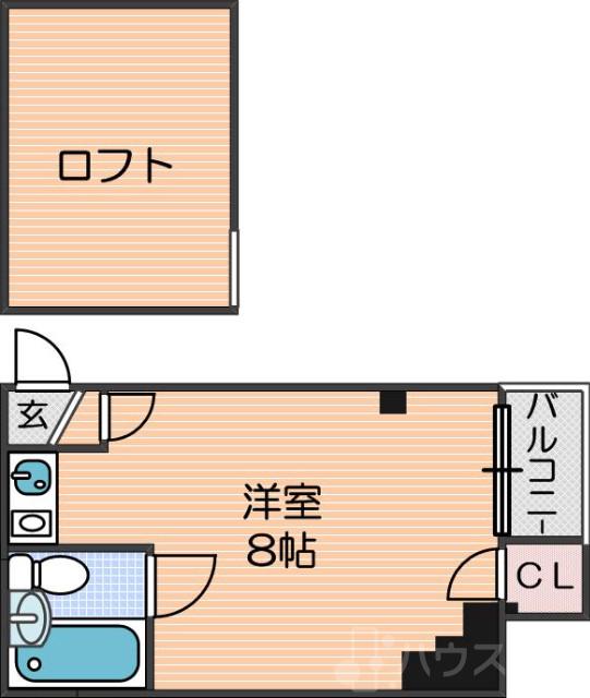 アッパーハウス住之江公園の間取り