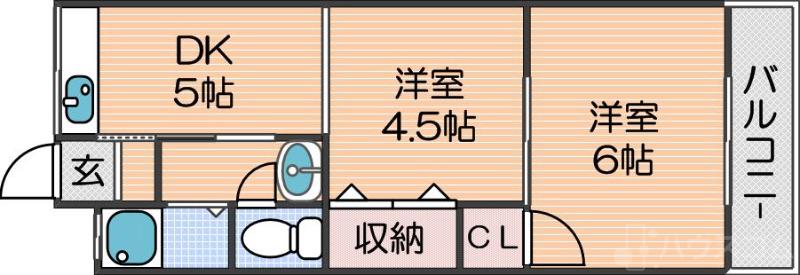 タカイレジデンスの間取り