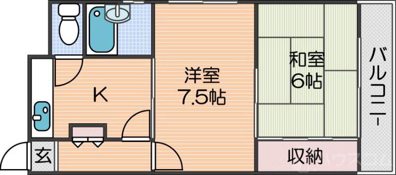 オリーブ御崎の間取り