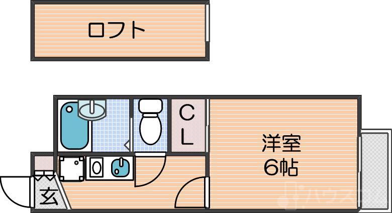 ネオメゾン安立の間取り