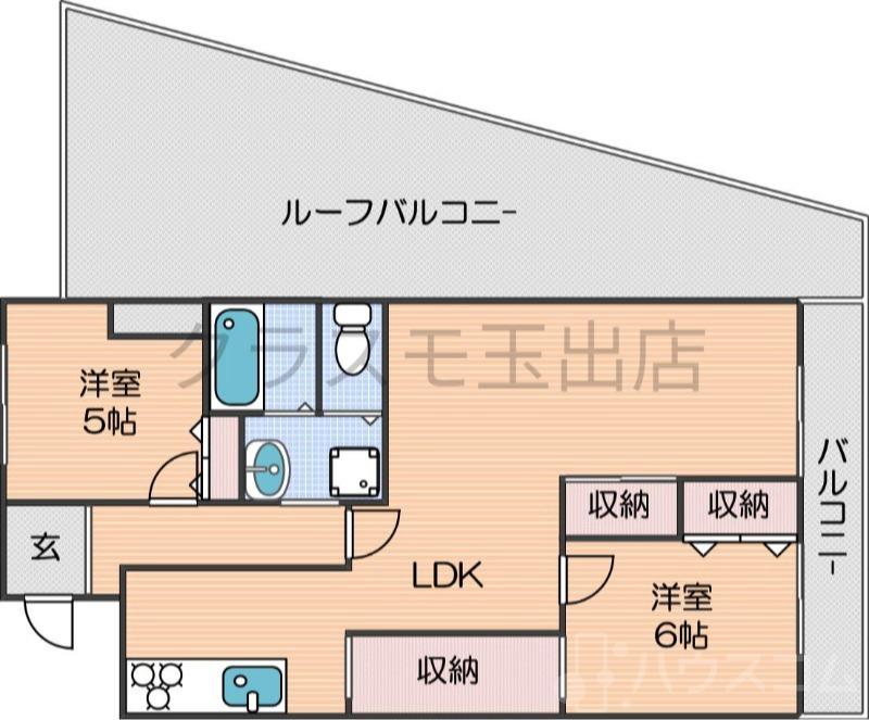 開成サンハイツ玉出の間取り