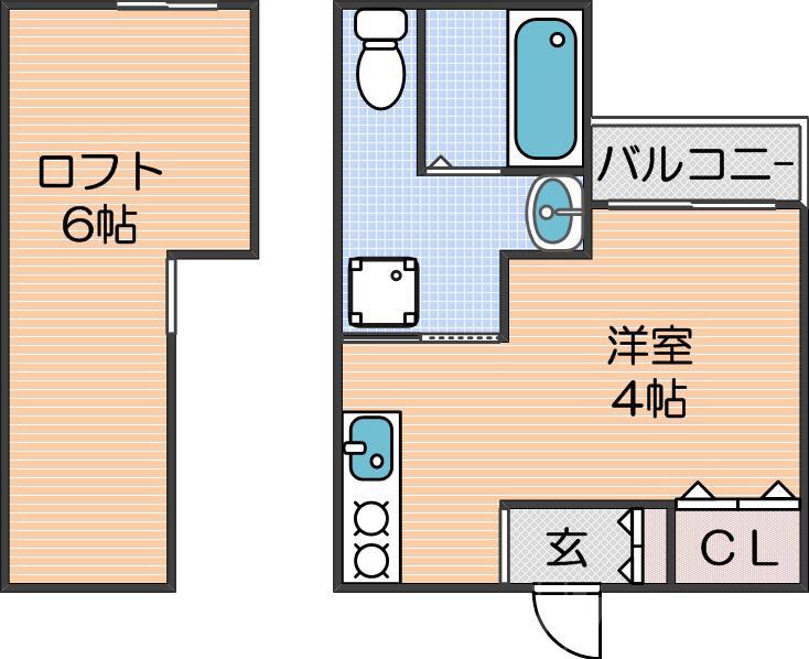 リアージュ住之江舎の間取り