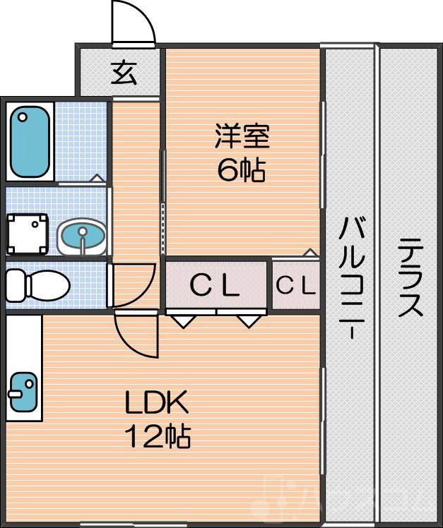 アネックス住之江の間取り