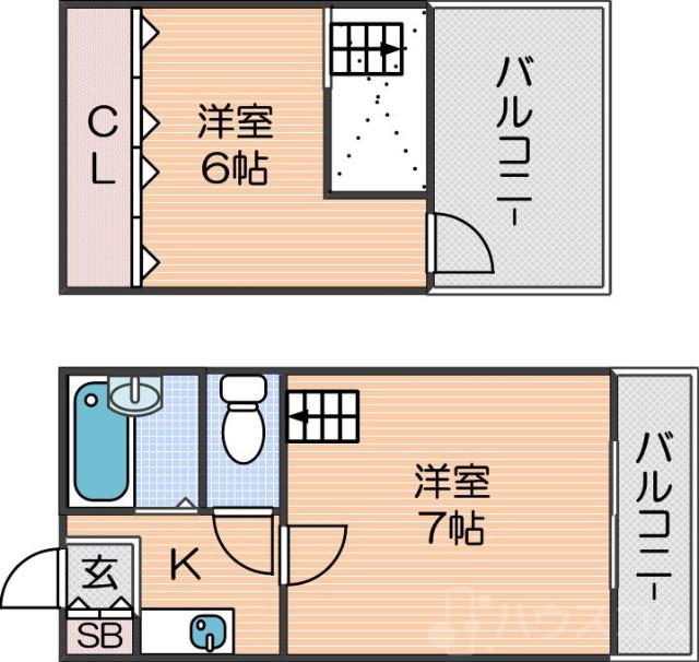 アベニュー岸里の間取り