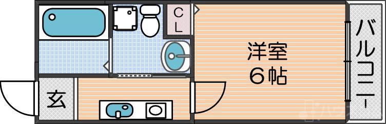 グランドキャパ沢之町の間取り