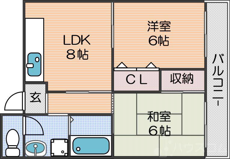 パークメゾン中加賀屋の間取り