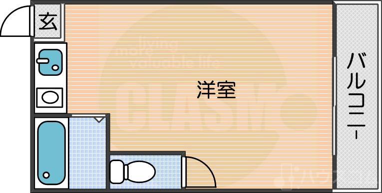 コーポナカノの間取り