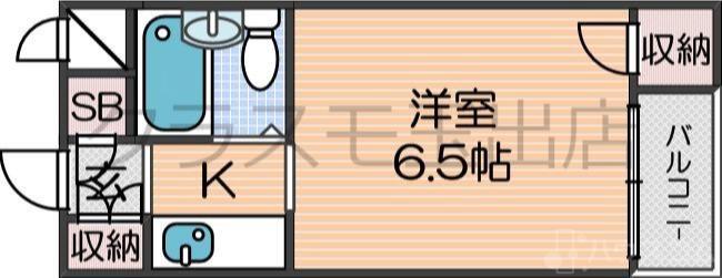 ポアール住之江の間取り