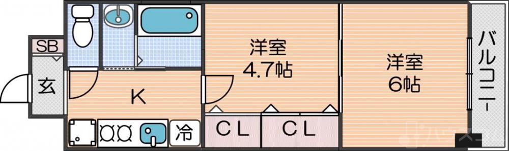 グランパシフィックパークビューの間取り