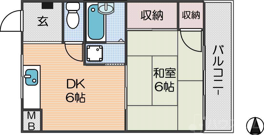 山口ビルの間取り