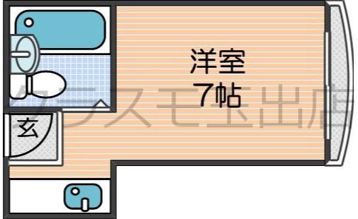 コーポピア玉出の間取り