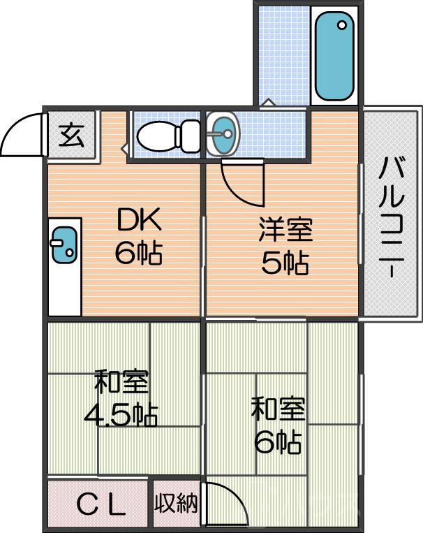 千寿マンションの間取り