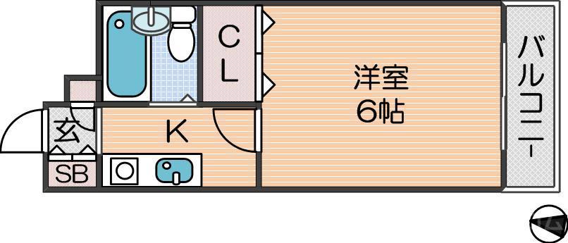 グロー花園町の間取り