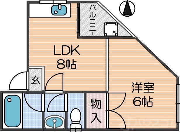 マンションマウンテン北島の間取り