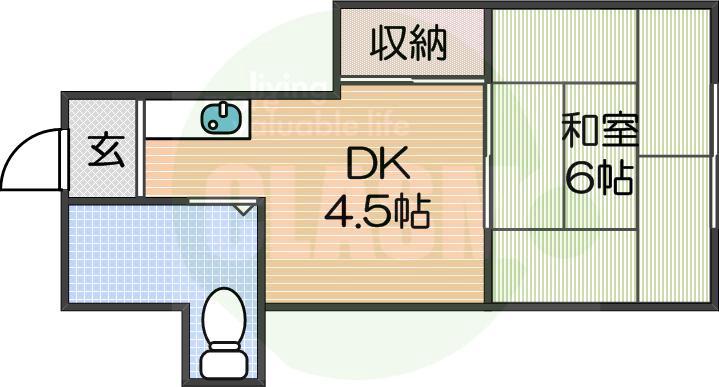 コスモ加賀屋の間取り