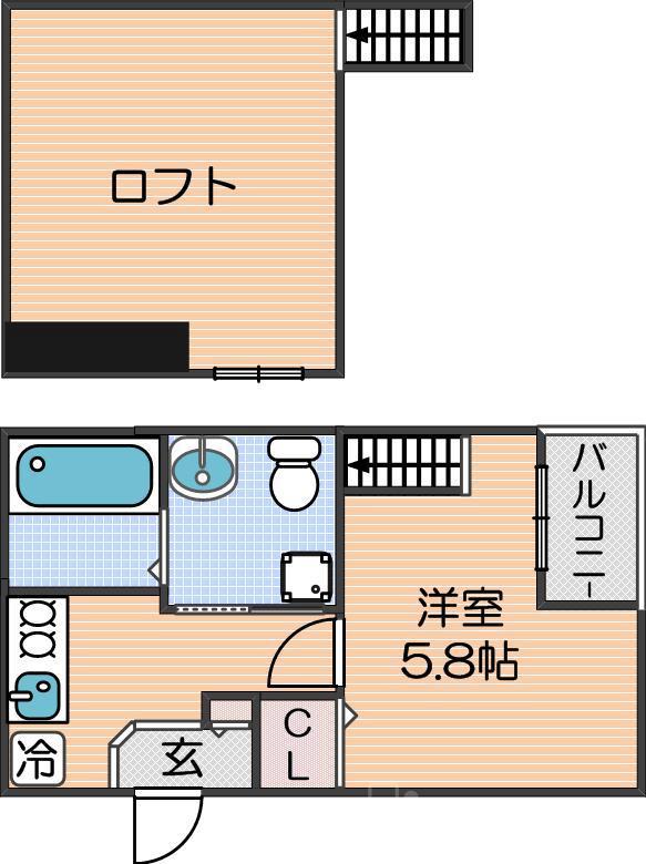 エストレラ　アビコの間取り