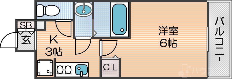グランパシフィック長橋の間取り