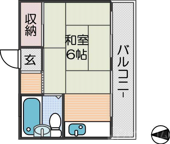 コーポ和秀の間取り