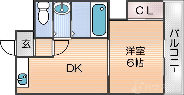 サニーハイツ住吉の間取り