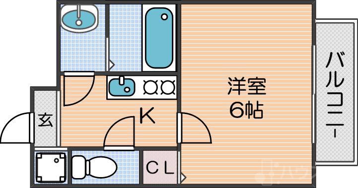 グランパシフィック清水丘の間取り