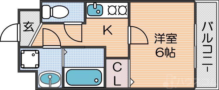 グランパシフィック清水丘の間取り
