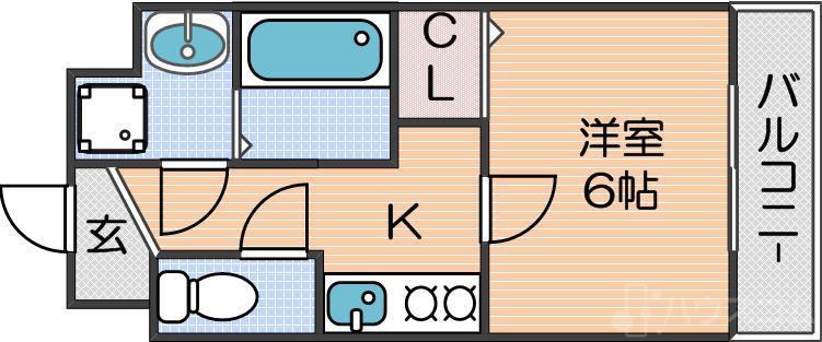 グランパシフィック清水丘の間取り