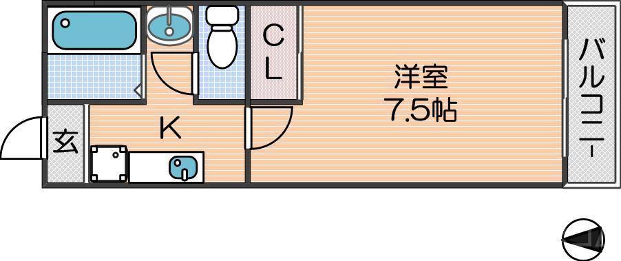 サニーハイツの間取り