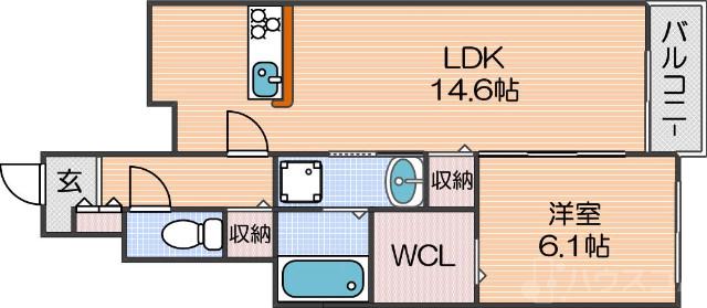 安立の完工年月(2020年1月)築の賃貸アパートの間取り