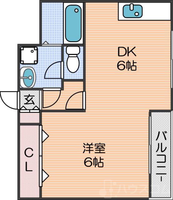アベニューフロベールの間取り