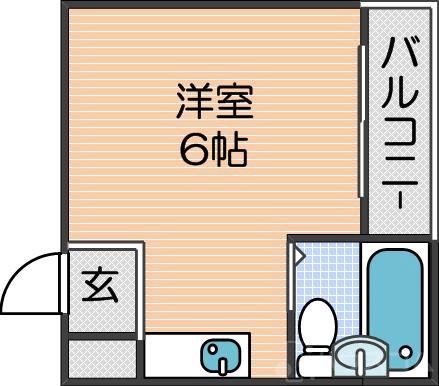 シャトー第二花園の間取り