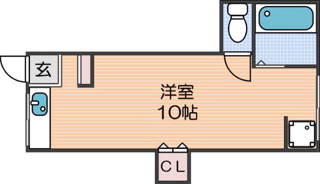 松の完工年月(1983年5月)築の賃貸マンションの間取り