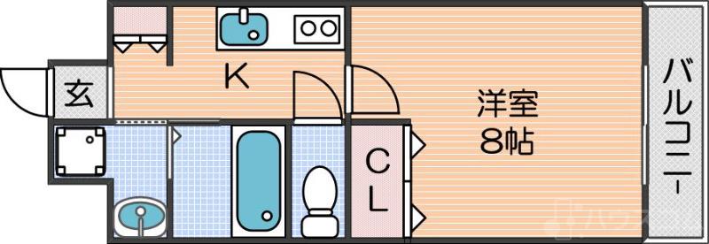 グランジュテ住吉の間取り