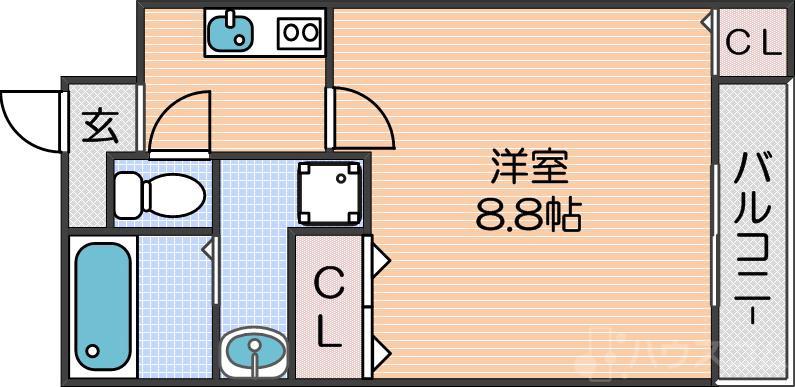 フジパレス杉本町駅西Ⅴ番館の間取り