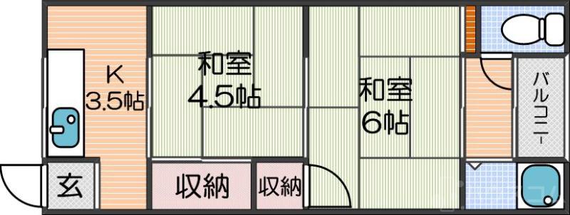 協和ハウスの間取り