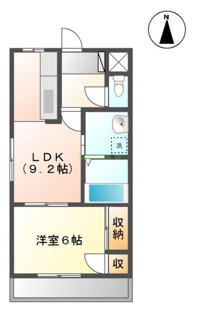 リヴィエールⅠの間取り