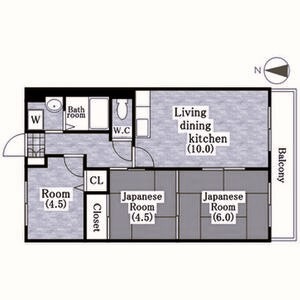 サンリッツ巽の間取り