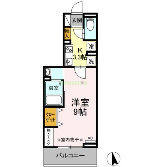 D-roomハピネスの間取り